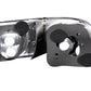 ANZO 1996-2000 Honda Civic Coupe Taillights Black