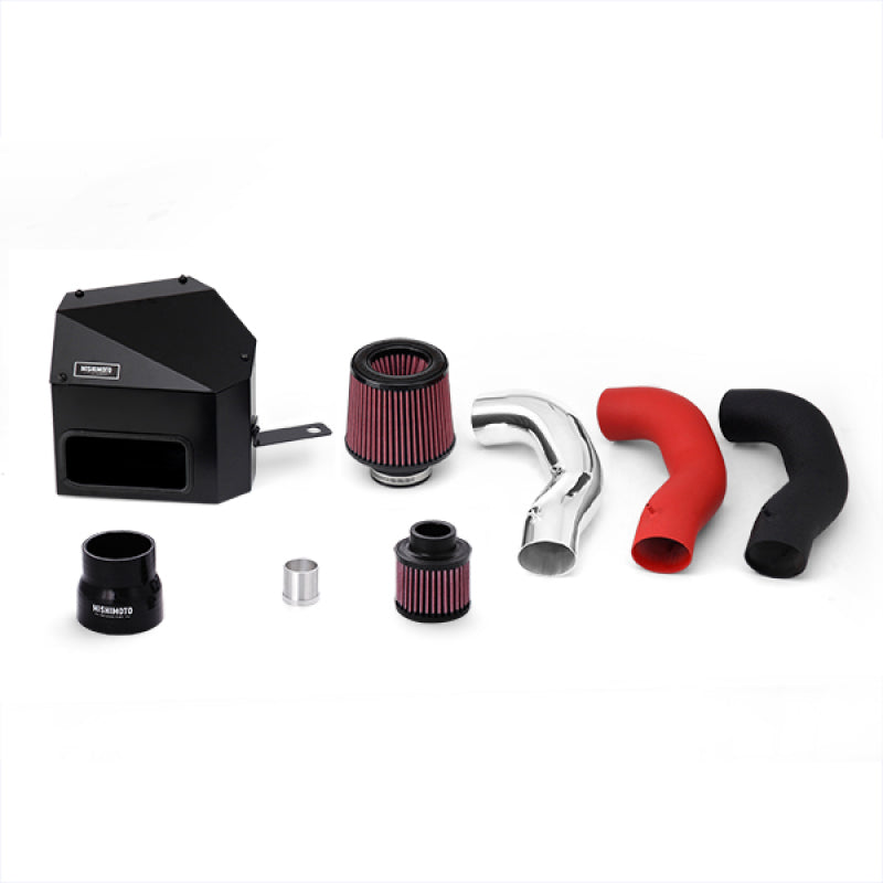 Mishimoto 15-16 VW Golf/GTI 1.8L/2.0L Performance Air Intake Kit - Wrinkle Red - Graveyard Performance