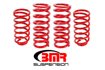 BMR 79-04 Fox Mustang Lowering Spring Kit (Set Of 4) - Red - Graveyard Performance