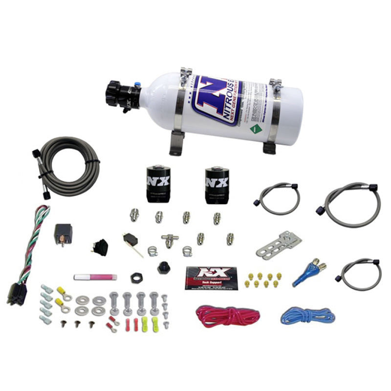 Nitrous Express All Sport Compact EFI Single Nozzle Nitrous Kit (35-50-75HP) w/5lb Bottle - Graveyard Performance