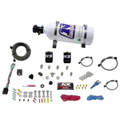 Nitrous Express All Sport Compact EFI Single Nozzle Nitrous Kit (35-50-75HP) w/5lb Bottle - Graveyard Performance