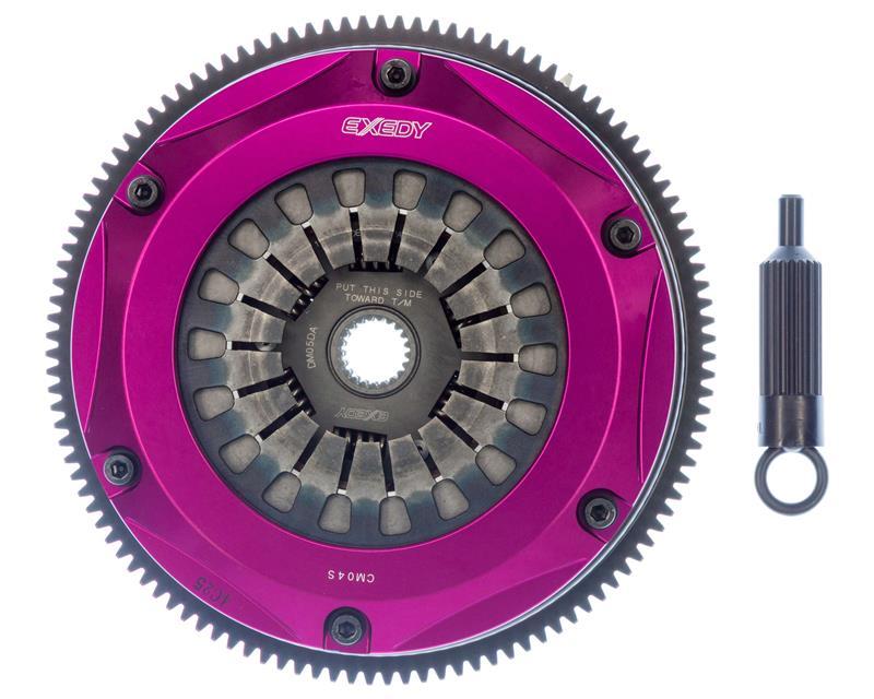 Exedy 1991-1992 Toyota Supra Hyper Twin Cerametallic Clutch Sprung Center Disc Pull Type Cover - Graveyard Performance