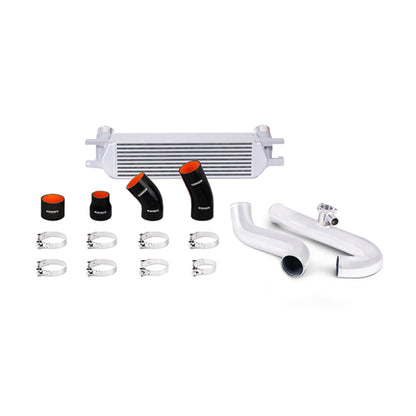 Mishimoto 2015 Ford Mustang EcoBoost Performance Intercooler Kit - Silver Core Polished Pipes - Graveyard Performance