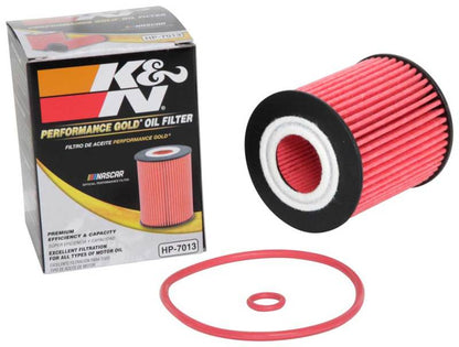 K&N 07-09 Mazdaspeed3 Performance Gold Oil Filter (OEM style cartridge filter) - Graveyard Performance