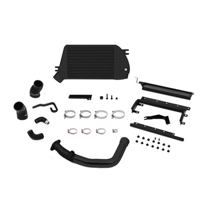 Mishimoto 2015 Subaru WRX Top-Mount Intercooler Kit - Powder Coated Black & Black Pipes - Graveyard Performance