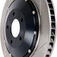 StopTech 09-14 Nissan GT-R AeroRotor 2pc Slotted and Zinc Plated Rear Rotor (Pair)