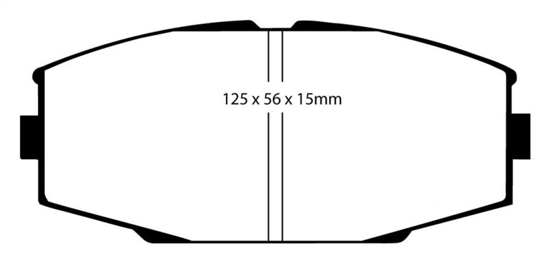 EBC 86-92 Toyota Supra 2.8 Redstuff Front Brake Pads - Graveyard Performance