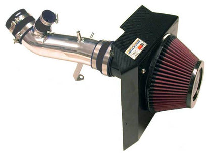 K&N 03-04 Evo 8 ONLY Polished Typhoon Short Ram Intake - Graveyard Performance