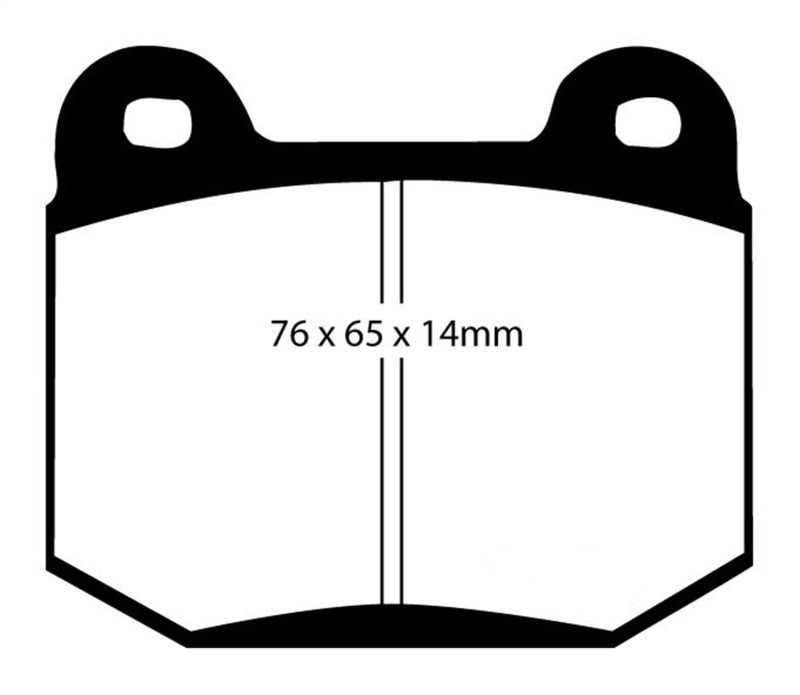 EBC 03-04 Infiniti G35 3.5 (Manual) (Brembo) Redstuff Rear Brake Pads - Graveyard Performance