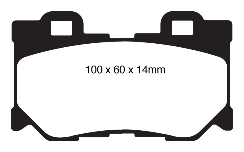 EBC 08-15 Infiniti G37 3.7 Greenstuff Rear Brake Pads - Graveyard Performance