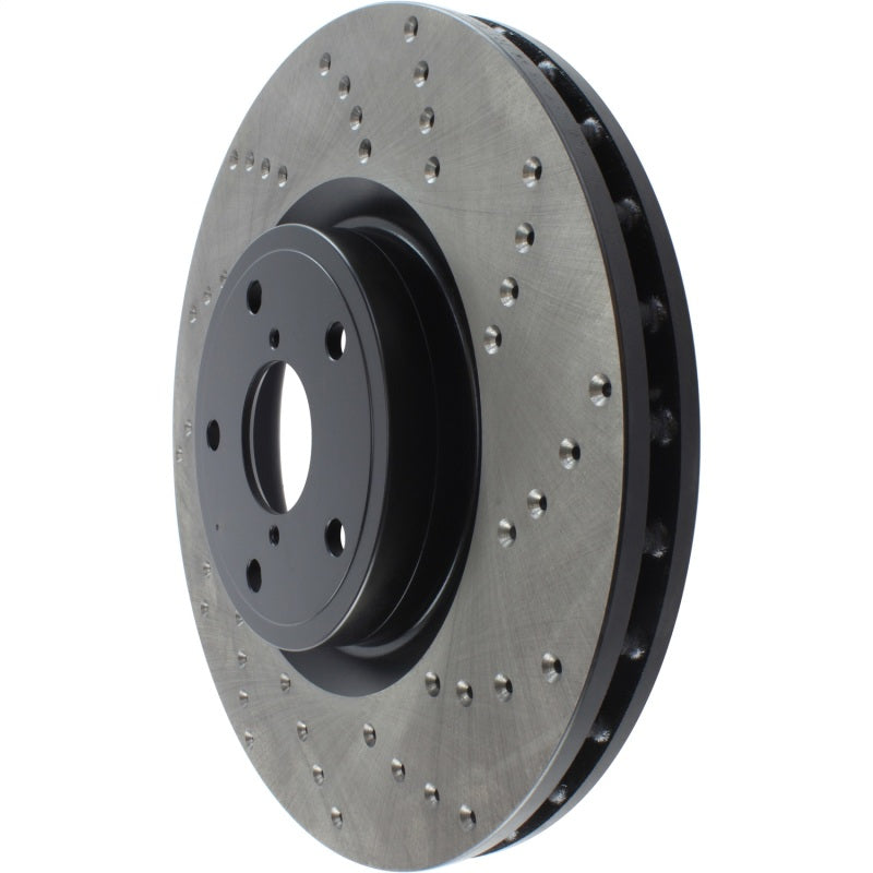 StopTech 05-17 Subaru WRX Cryo Drilled Sport Left Front Rotor
