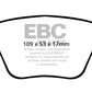 EBC 10-13 Audi A3 2.0 Turbo (Bosch rear caliper) Greenstuff Rear Brake Pads