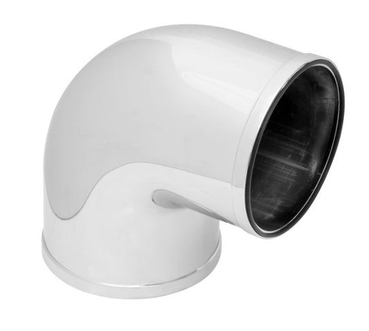 Spectre Universal Intake Elbow Tube (ABS) 3in. OD / 90 Degree - Chrome