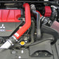 K&N 08-09 Mitsubishi Evo X Wrinkle Red Typhoon Short Ram Intake