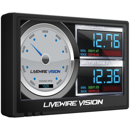 SCT Performance Livewire Vision Performance Monitor (for 1996+ Ford Vehicles) - Graveyard Performance