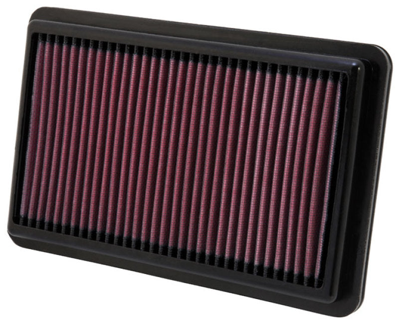K&N Replacement Air Filter 10.188in O/S Length x 6.375in O/S Width x 1.063in H for 12 Honda Civic Si - Graveyard Performance