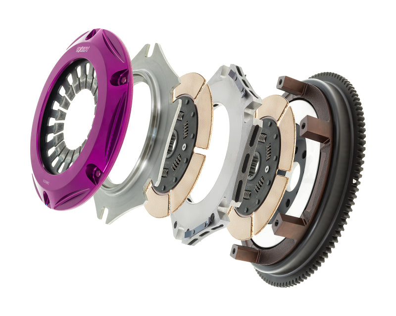 Exedy 1993-1998 Toyota Supra Twin Turbo L6 Hyper Twin Cerametallic Clutch Sprung Center Disc - Graveyard Performance