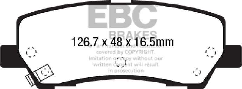 EBC brake Ultimax2 brake Pads - Graveyard Performance