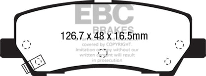 EBC brake Ultimax2 brake Pads - Graveyard Performance