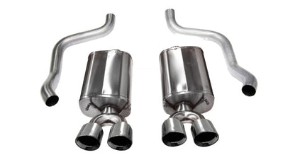 Corsa 2009-2013 Chevrolet Corvette C6 6.2L V8 Polished Sport Axle-Back Exhaust - Graveyard Performance