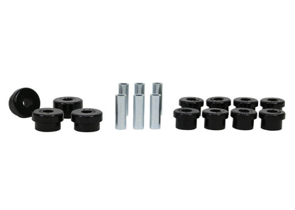 Whiteline Plus 88-00 Honda Civic / 88-9/95 CRX Rear Control Arm - Lower Inner & Outer Bushing Kit - Graveyard Performance