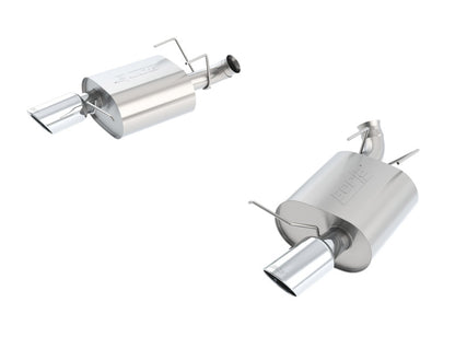 Borla 13-14 Mustang GT/Boss 302 5.0L V8 RWD Single Split Rr Exit Touring Exhaust (rear section only) - Graveyard Performance