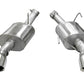 Corsa 2005-2010 Ford Mustang Shelby GT500 5.4L V8 Polished Xtreme Axle-Back Exhaust