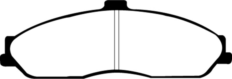EBC 03-04 Cadillac XLR 4.6 Greenstuff Front Brake Pads - Graveyard Performance