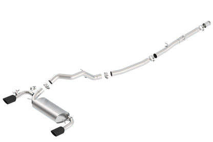 Borla 16-18 Ford Focus RS 2.3L MT AWD ATAK Catback Exhaust w/ Black Chrome Tip - Graveyard Performance