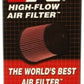 K&N Filter Universal Rubber Filter 3  Flange 4 1/2 Base inch 3 1/2 inch Top 5 3/4 inch Height