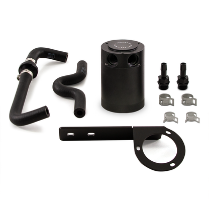 Mishimoto 2017+ Honda Civic Type R Baffled Oil Catch Can Kit - Black - Graveyard Performance