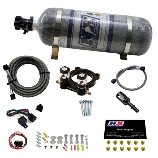 Nitrous Express Ford 2.3L Ecoboost Nitrous Plate Kit w/12lb Bottle - Graveyard Performance