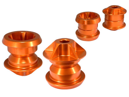 aFe Control PFADT Series Subframe Mount Set; Chevrolet Camaro 10-14 - Orange - Graveyard Performance