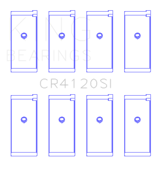 King Engine Bearings Mitsubishi 4G63/64 DOHC (Size +0.5) Rod Bearing Set