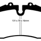 EBC 05+ Ford Saleen Mustang Brembo front calipers Bluestuff Front Brake Pads