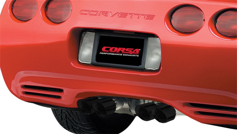 Corsa 1997-2004 Chevrolet Corvette C5 Z06 5.7L V8 Black Xtreme Cat-Back + XO Exhaust - Graveyard Performance