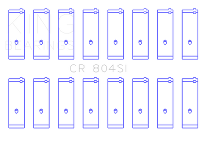 King Engine Bearings Ford 260CI/289CI/302 5.0L (Size 020) Windsor Connecting Rod Bearing Set - Graveyard Performance