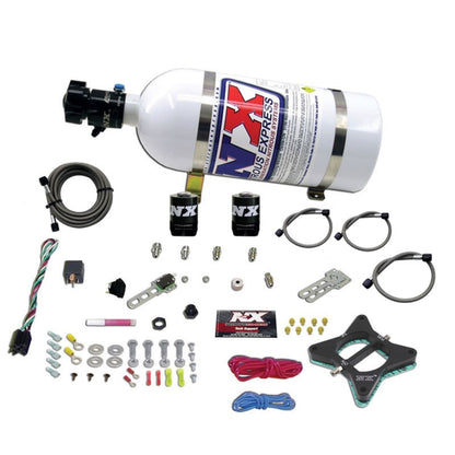 Nitrous Express 96-04 Ford Mustang 4.6L 2 Valve Nitrous Plate Kit w/10lb Bottle - Graveyard Performance