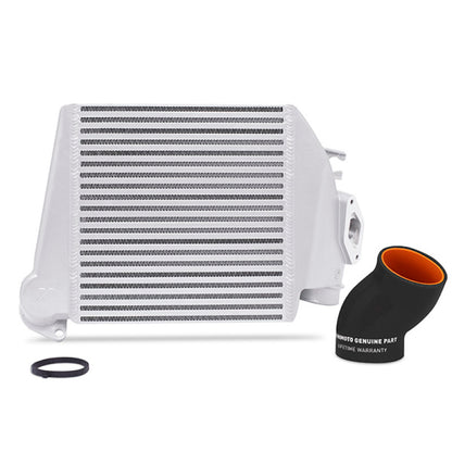 Mishimoto 08-14 Subaru WRX Top-Mount Intercooler Kit - Powder Coated Silver & Black Hoses - Graveyard Performance