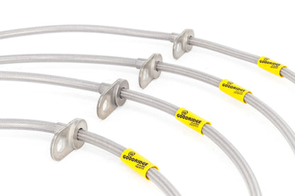 Goodridge 17-20 Honda Civic Si (Si Model Only) Stainless Steel Brake Line Kit - Graveyard Performance