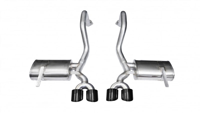 Corsa 1997-2004 Chevrolet Corvette C5 Z06 5.7L V8 Black Xtreme Axle-Back Exhaust - Graveyard Performance