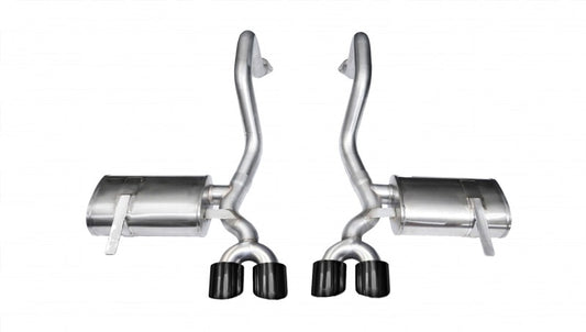 Corsa 1997-2004 Chevrolet Corvette C5 Z06 5.7L V8 Black Xtreme Axle-Back Exhaust - Graveyard Performance