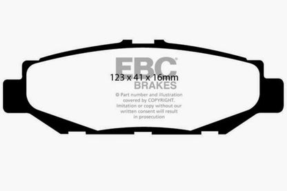 EBC 93-97 Lexus GS300 3.0 Yellowstuff Rear Brake Pads - Graveyard Performance