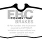 EBC 05-10 Ford Mustang 4.0 Bluestuff Rear Brake Pads