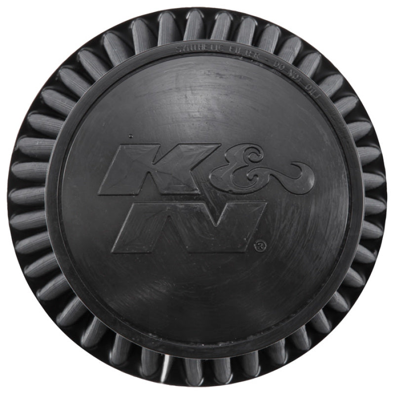 K&N Universal Rubber Filter Round Tapered 6in Flange ID x 7.5in Base OD x 5.25in Top OD x 8in Height - Graveyard Performance