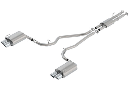 Borla 2020 Ford Explorer ST 3.0L V6 2.25in ATAK Exhaust - Chrome Tips - Graveyard Performance