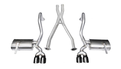 Corsa 1997-2004 Chevrolet Corvette C5 Z06 5.7L V8 Black Xtreme Cat-Back + XO Exhaust - Graveyard Performance