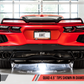 AWE Tuning 2020 Chevrolet Corvette (C8) Touring Edition Exhaust - Quad Diamond Black Tips
