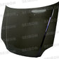Seibon 99-00 Honda Civic OEM Carbon Fiber Hood