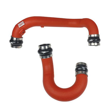 Injen 18-19 Audi S4/S5 (B9) V6 3.0L Turbo Wrinkle Red Intercooler Piping - Graveyard Performance
